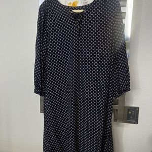 Navy Flow Dress